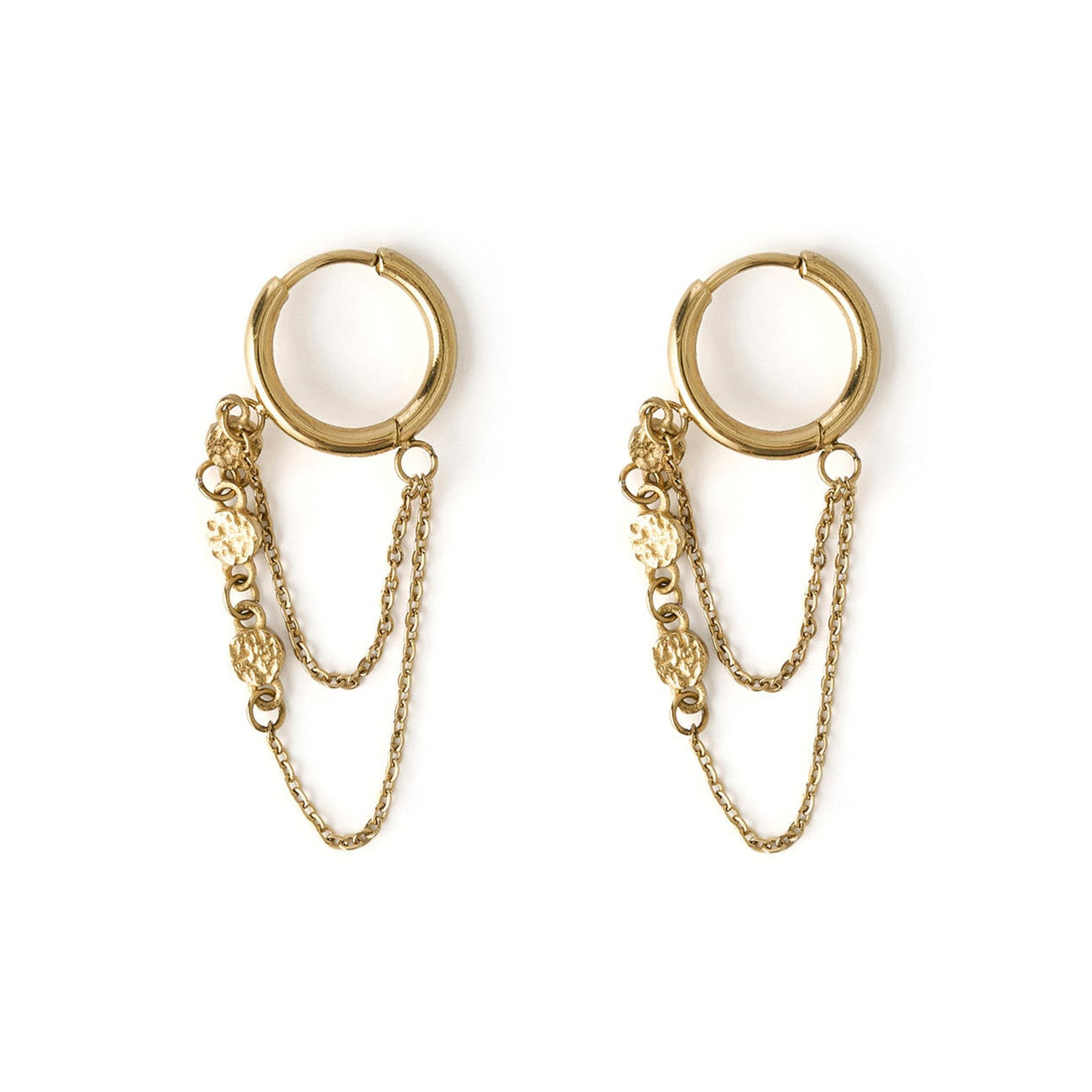 Paloma Gold Huggie Earrings