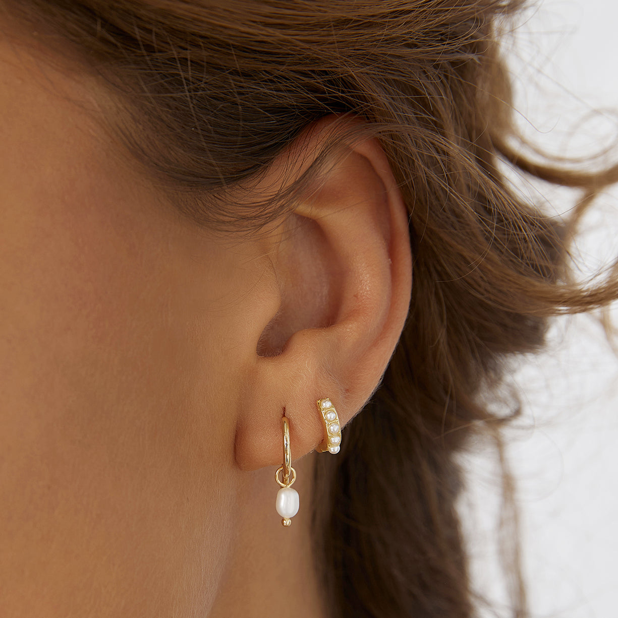 Pearl Party Earring Stack 2