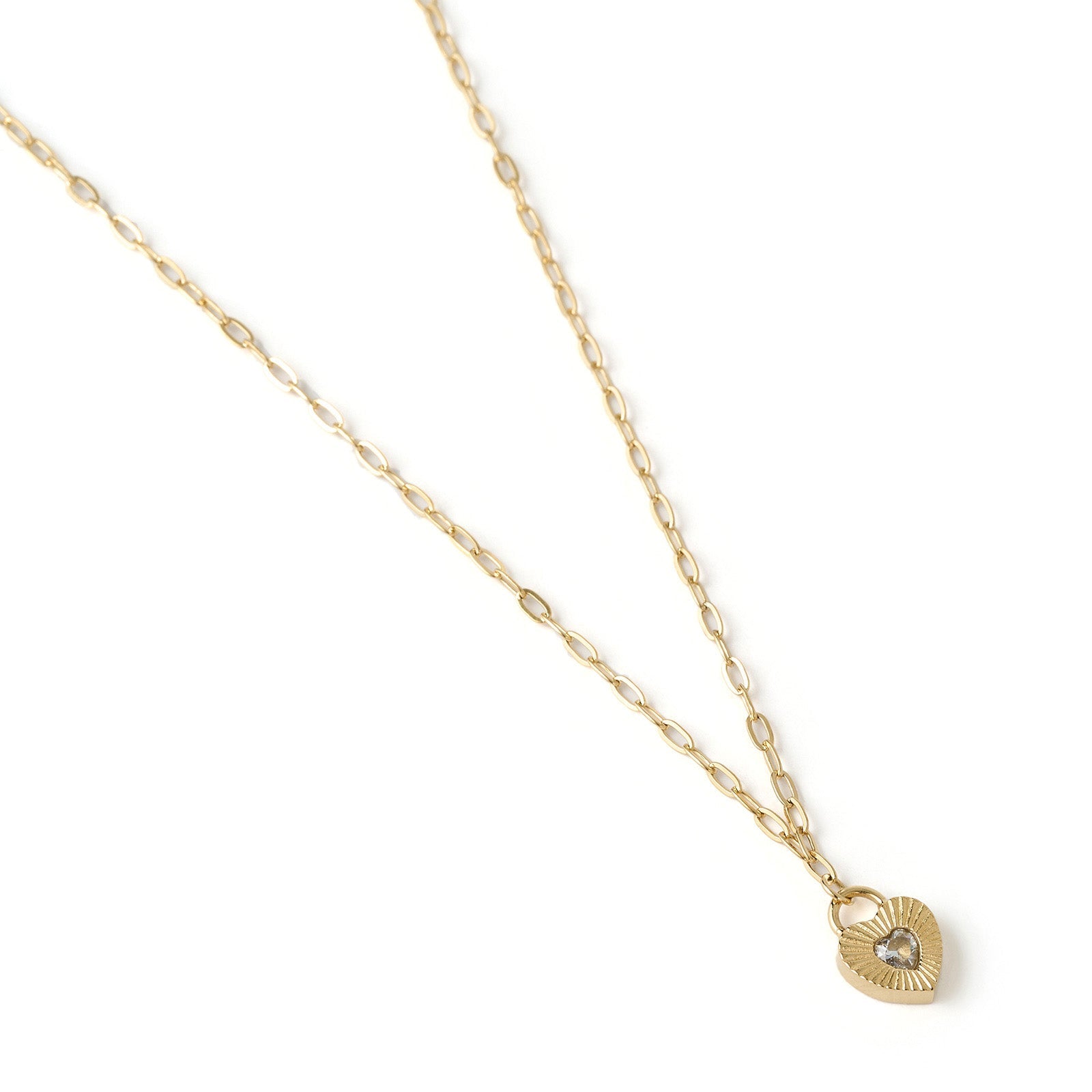 Ruby Heart Necklace - Stone 3