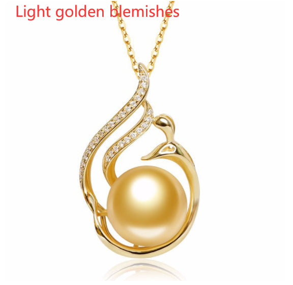 Women's Seawater Silver Pearl Pendant