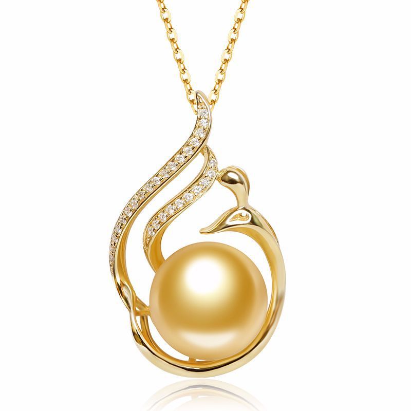 Women's Seawater Silver Pearl Pendant