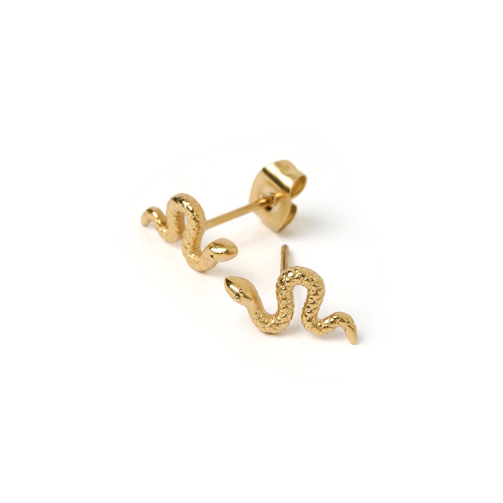 Serpent Gold Studs 5