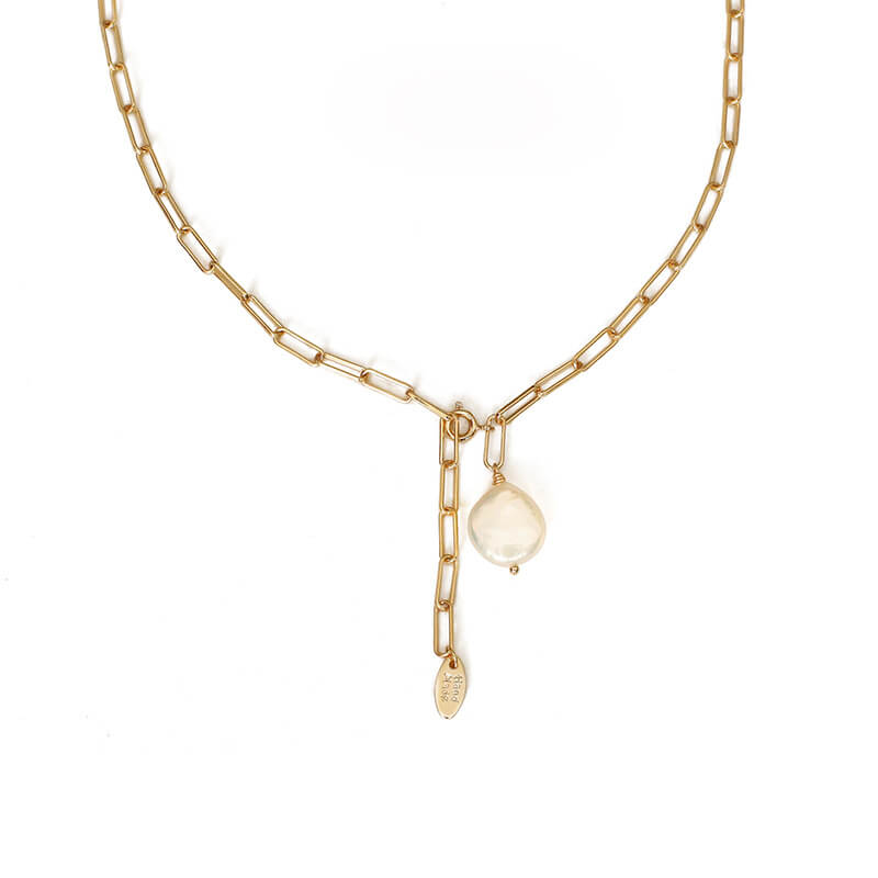 Freshwater Pearl Link Necklace