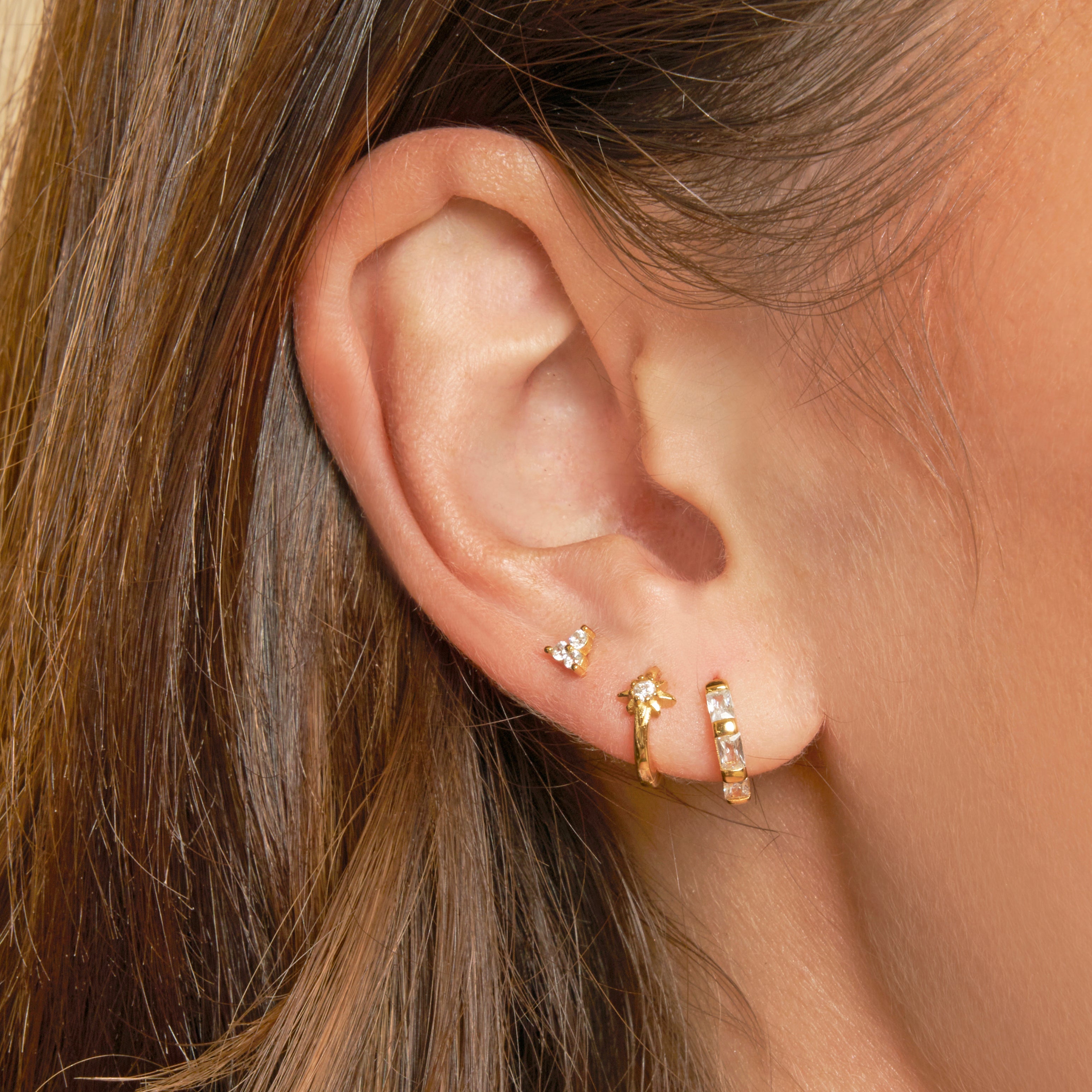 Shimmer Single Earring Stack 2