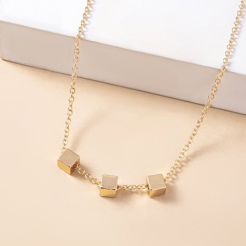 Small Cube Necklace