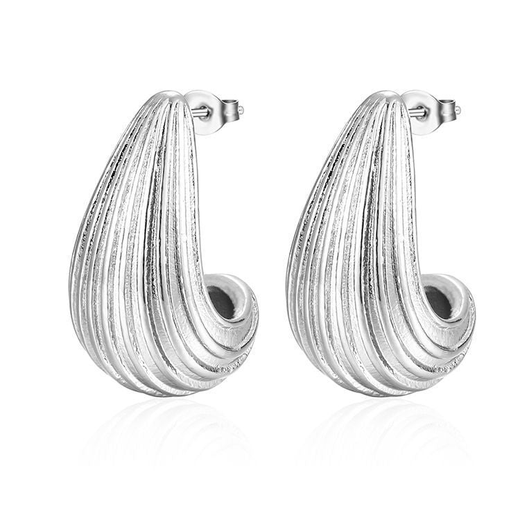 Stainless Steel Droplet Earrings for women