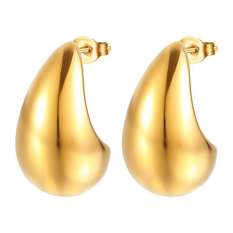 Stainless Steel Droplet Earrings for women