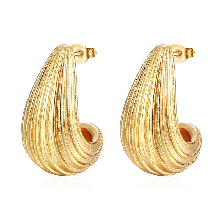 Stainless Steel Droplet Earrings for women