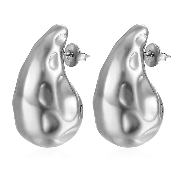 Stainless Steel Droplet Earrings for women