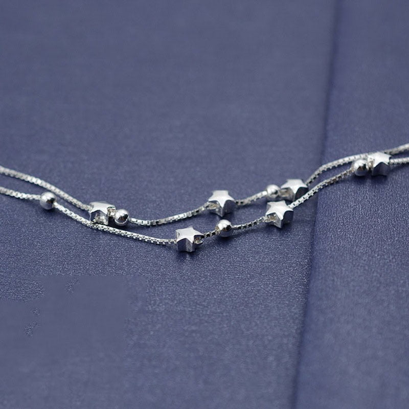 Star Matte s925 sterling silver bracelet