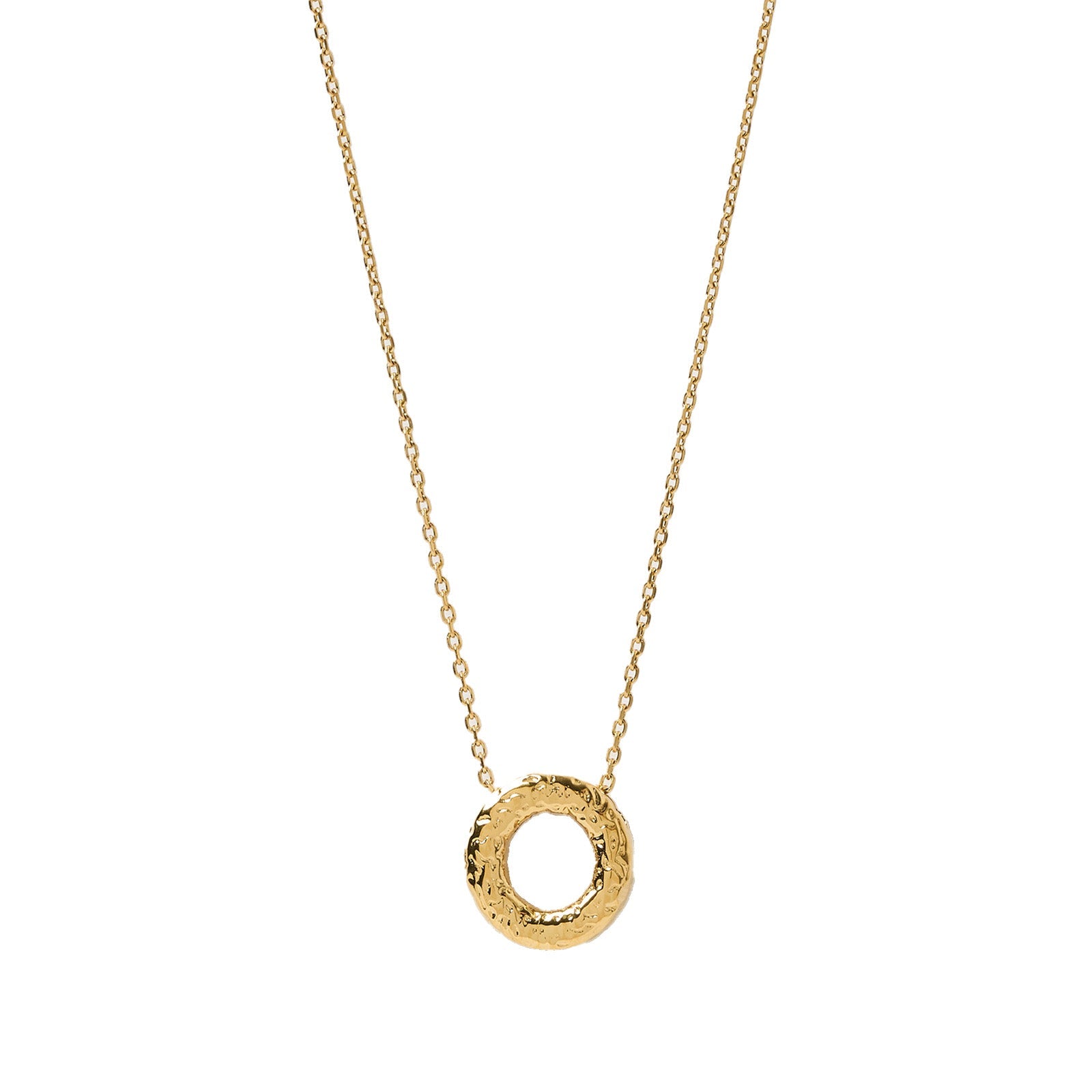Statement Gold Letter Necklace 18