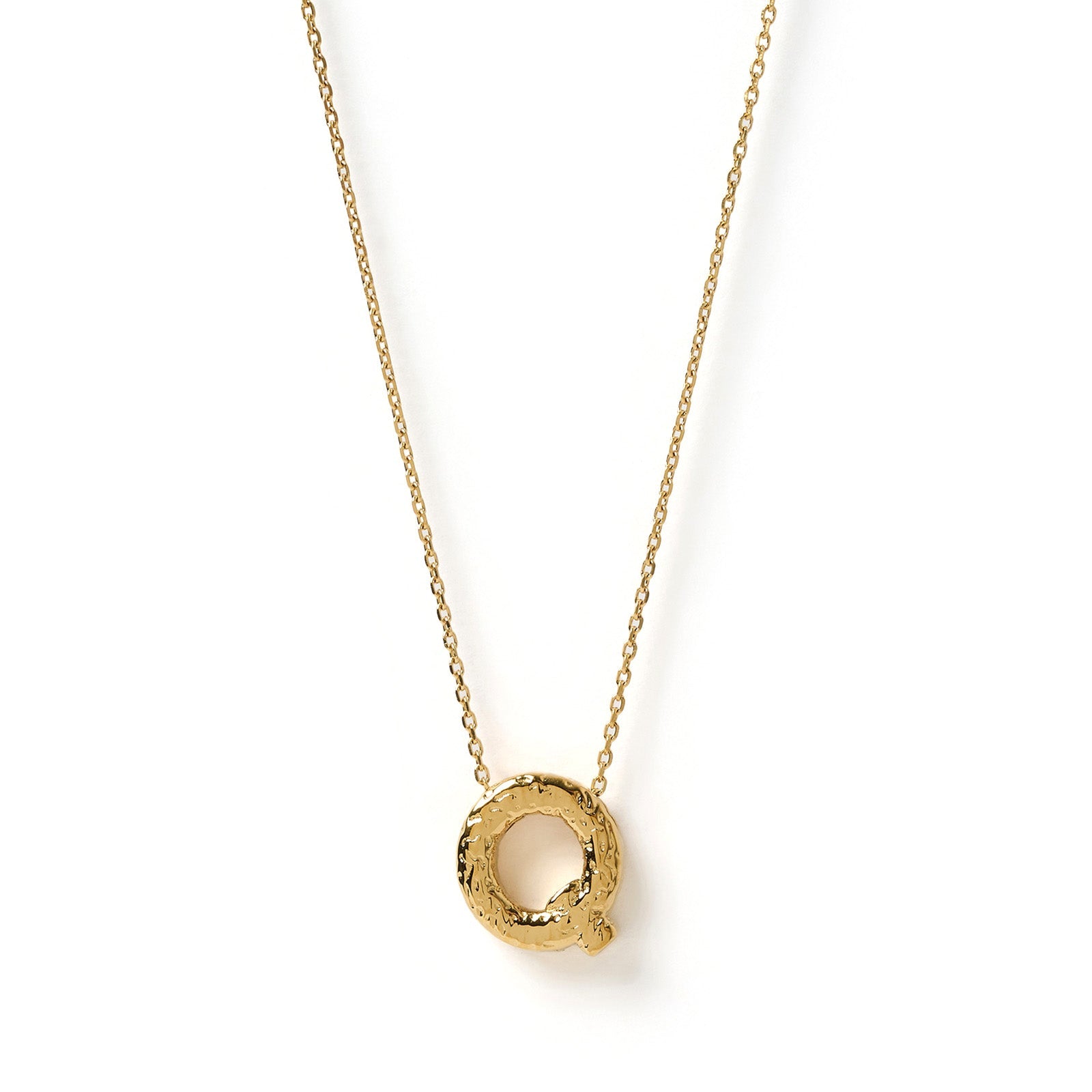 Statement Gold Letter Necklace 20