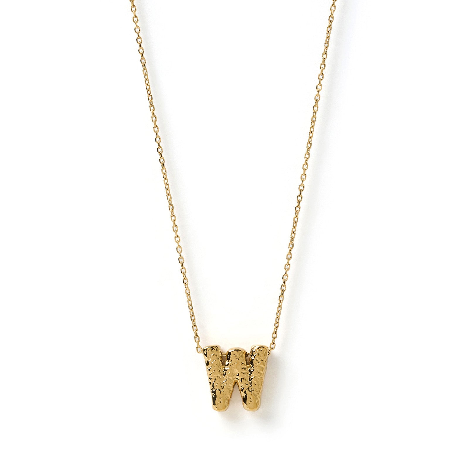 Statement Gold Letter Necklace 26