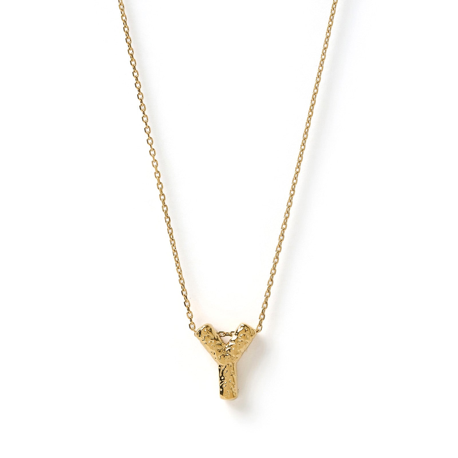 Statement Gold Letter Necklace 28
