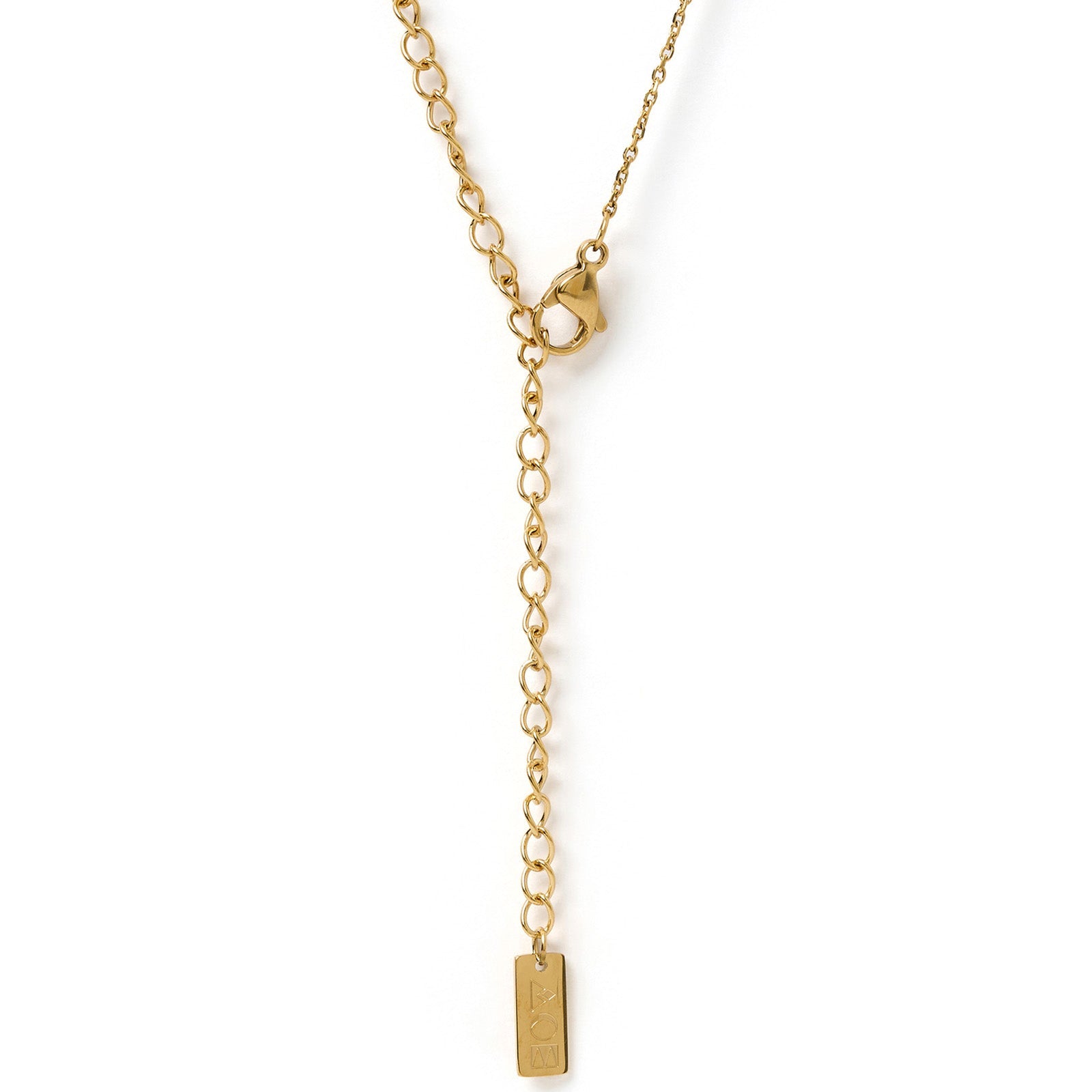 Statement Gold Letter Necklace 30