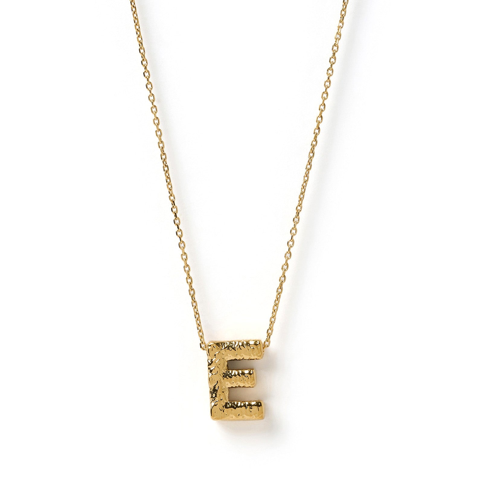 Statement Gold Letter Necklace 8