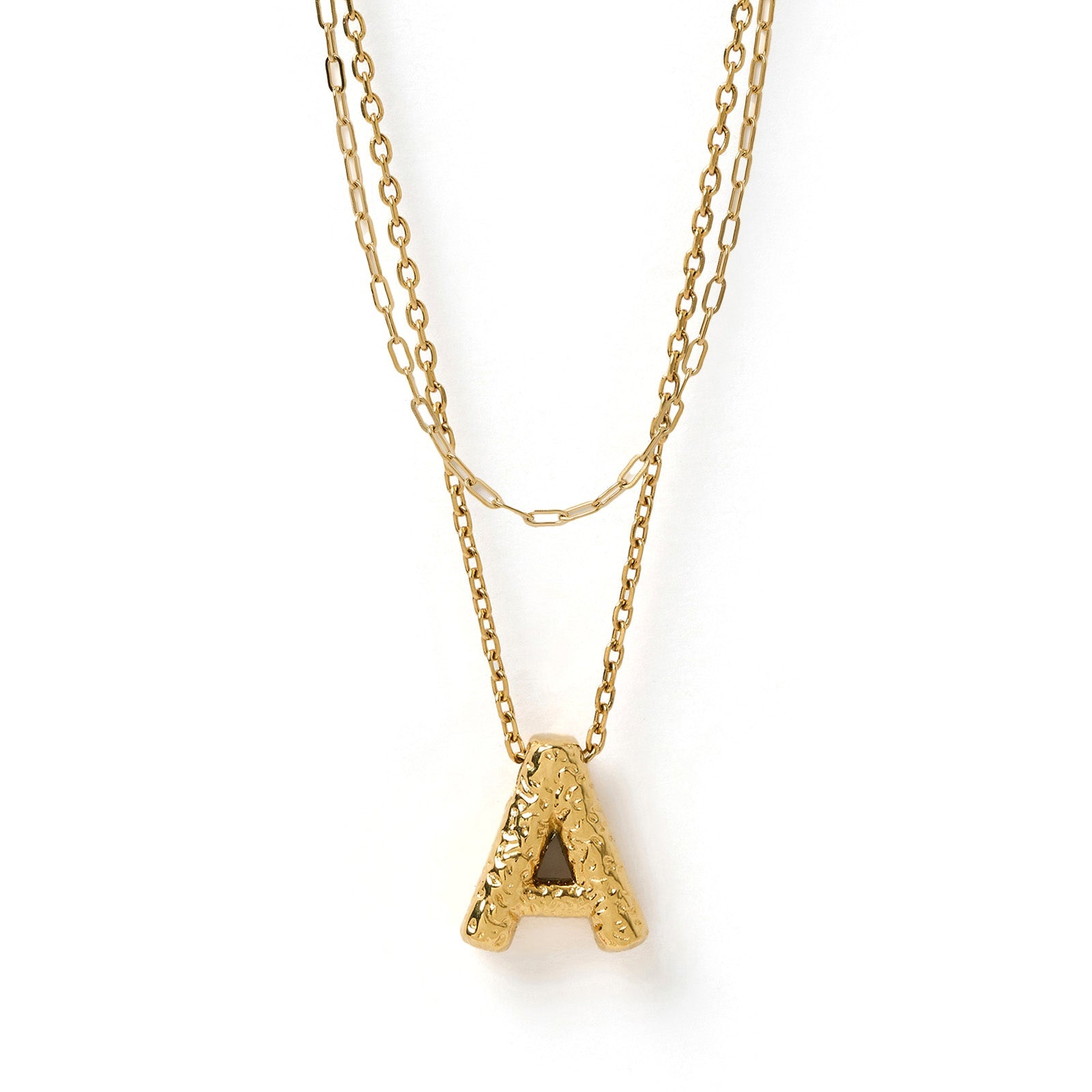 Statement Letter Necklace Stack