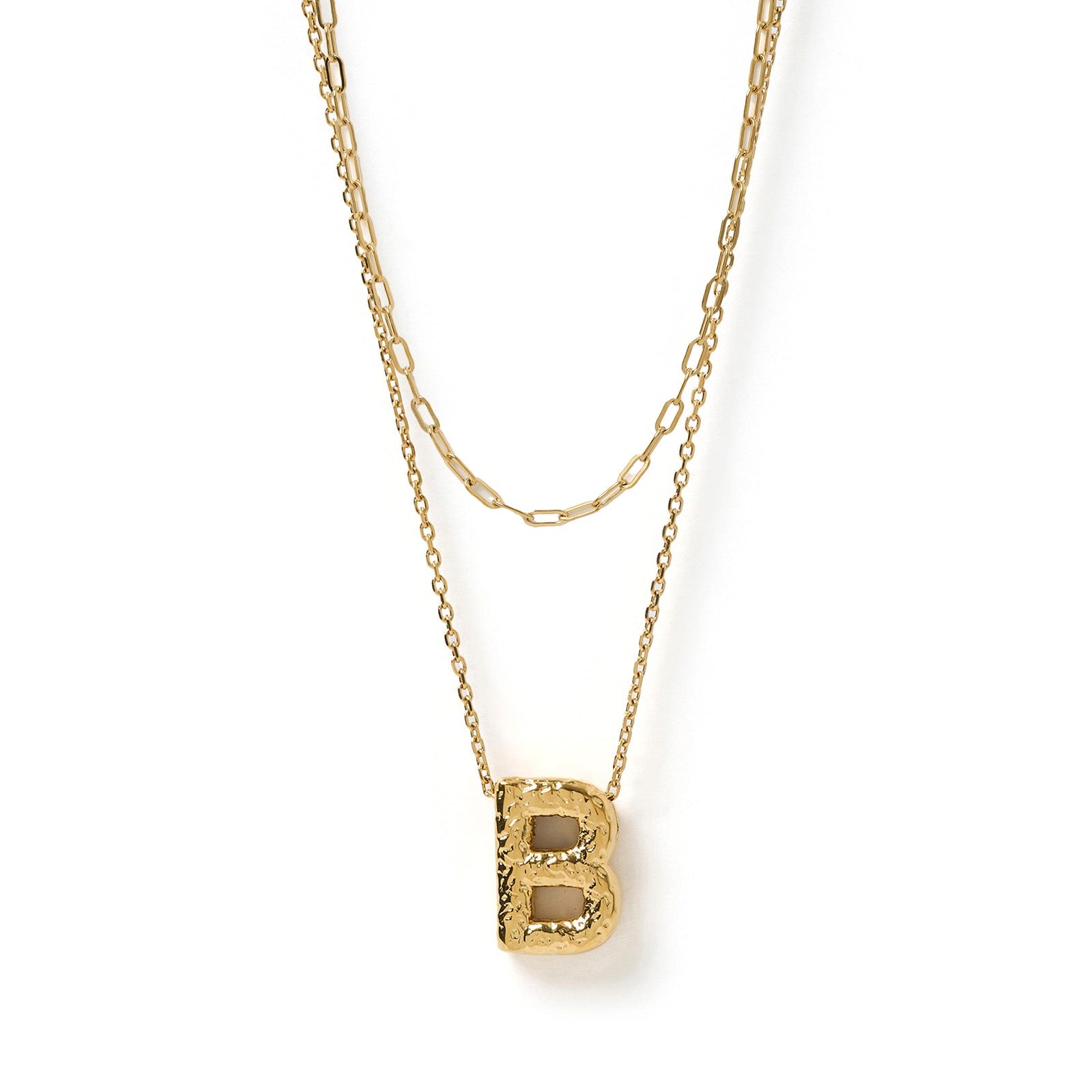 Statement Letter Necklace Stack 3