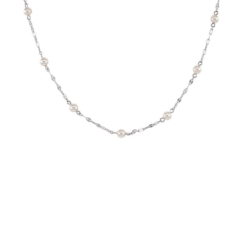 Sterling Pearl Necklace