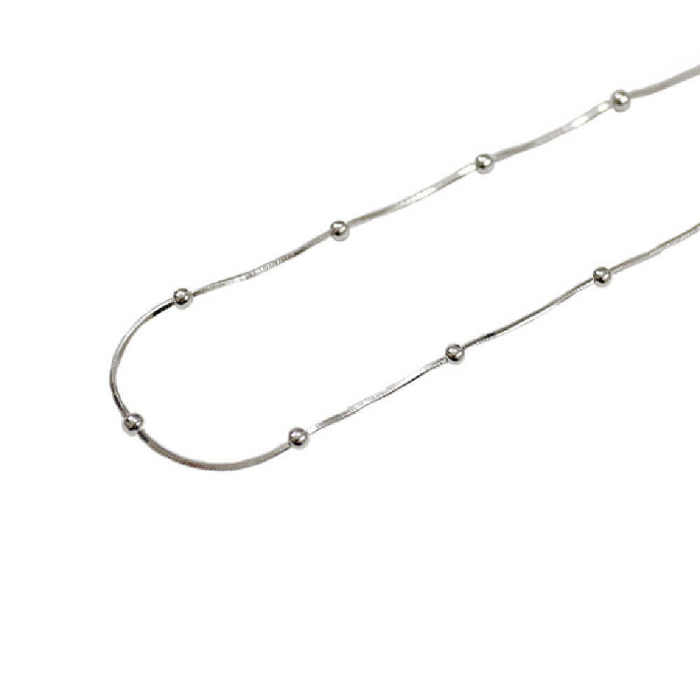 Sterling Silver Simple All-match Necklace