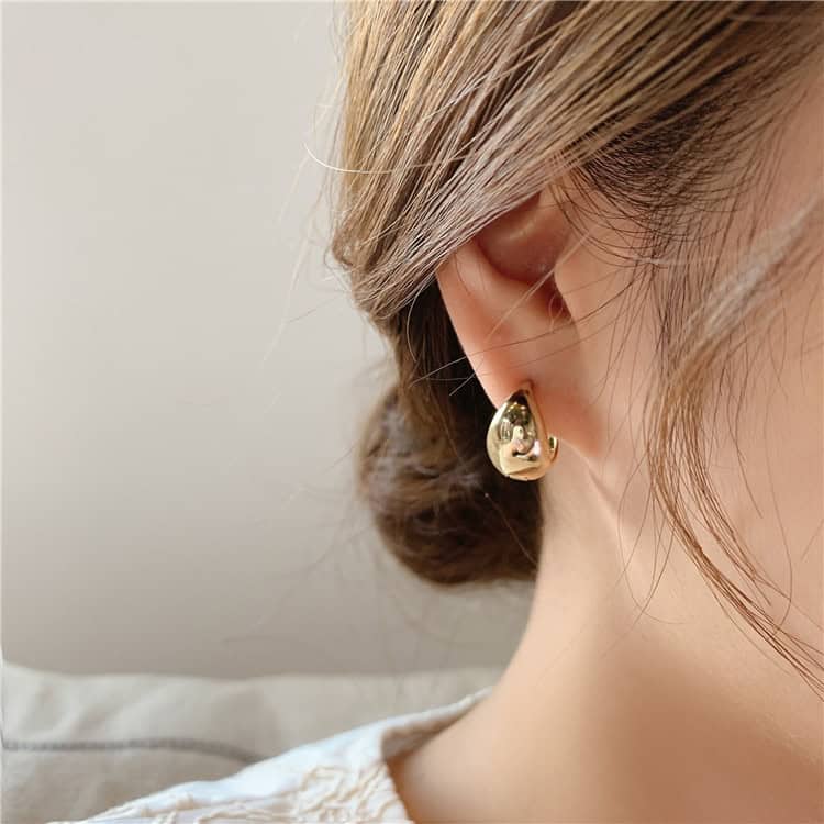 Sterling Silver Female Cool Simple Earrings