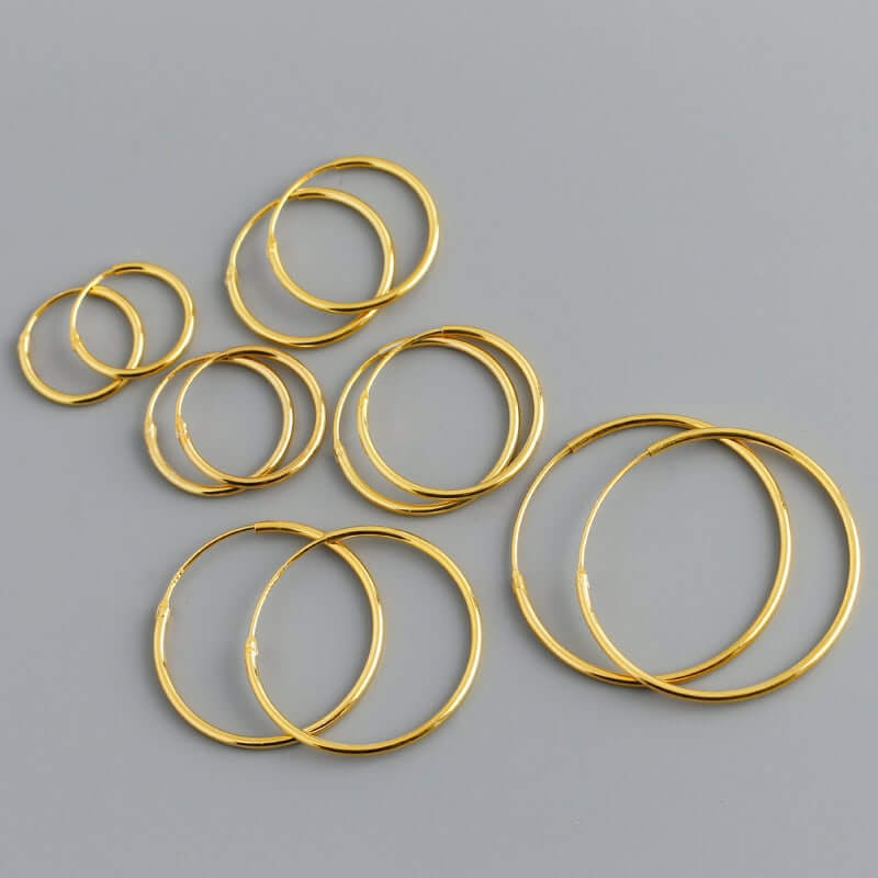 Gold Hoop Earrings