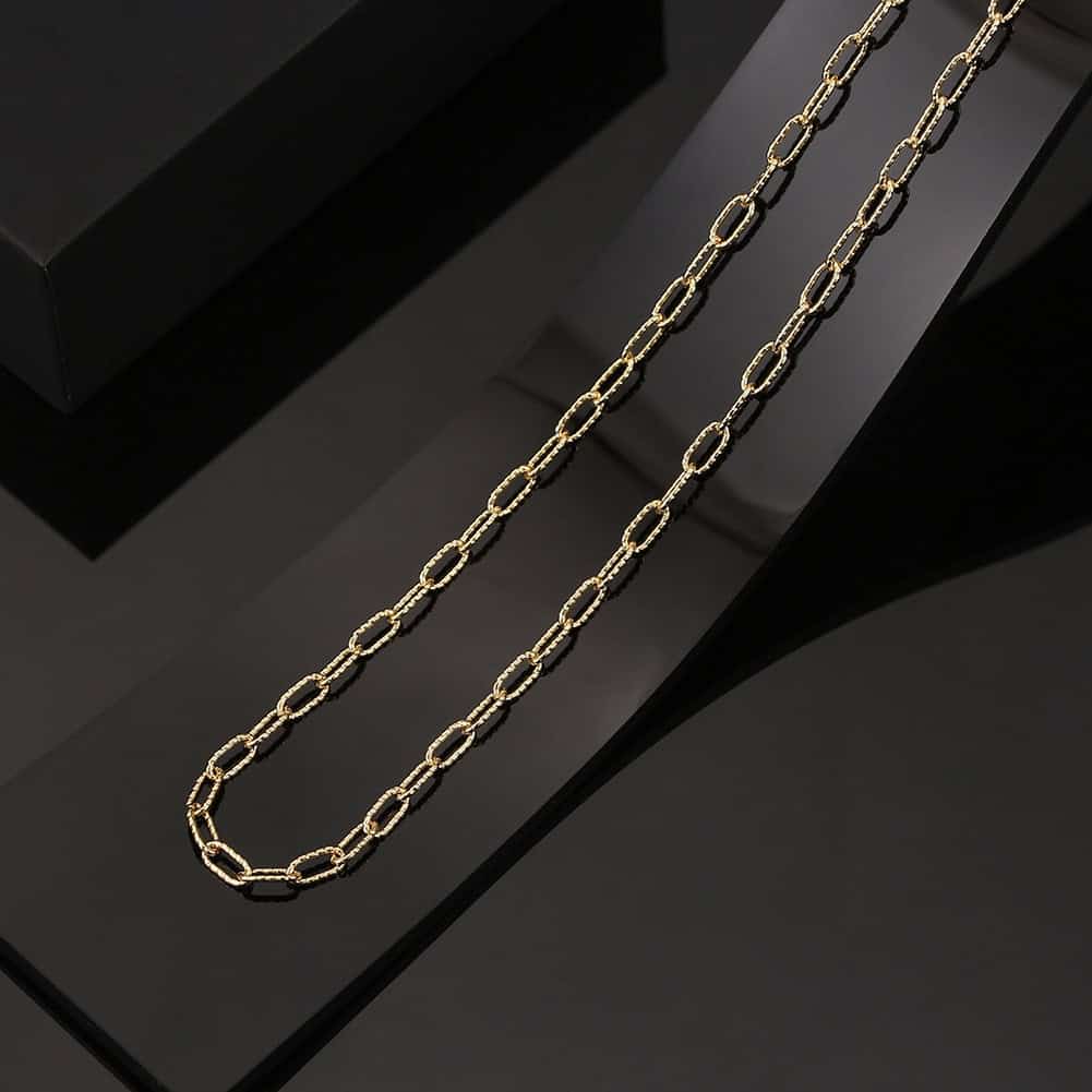 Sterling Silver Necklace Threaded Chain