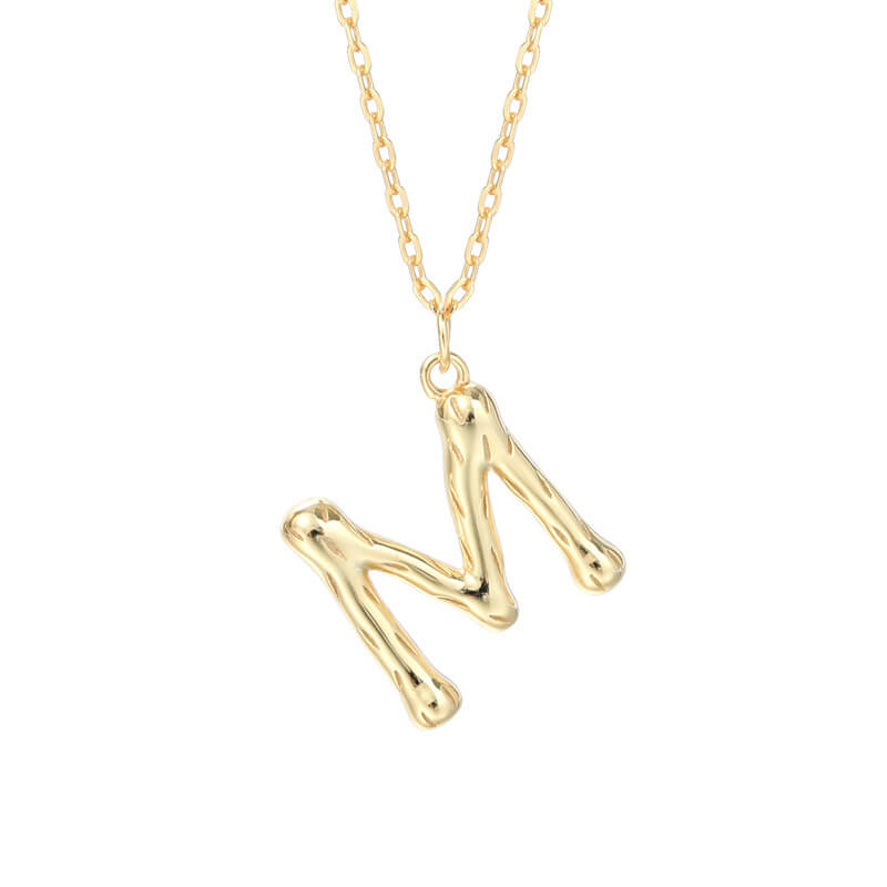 M Initial Alphabet Necklace