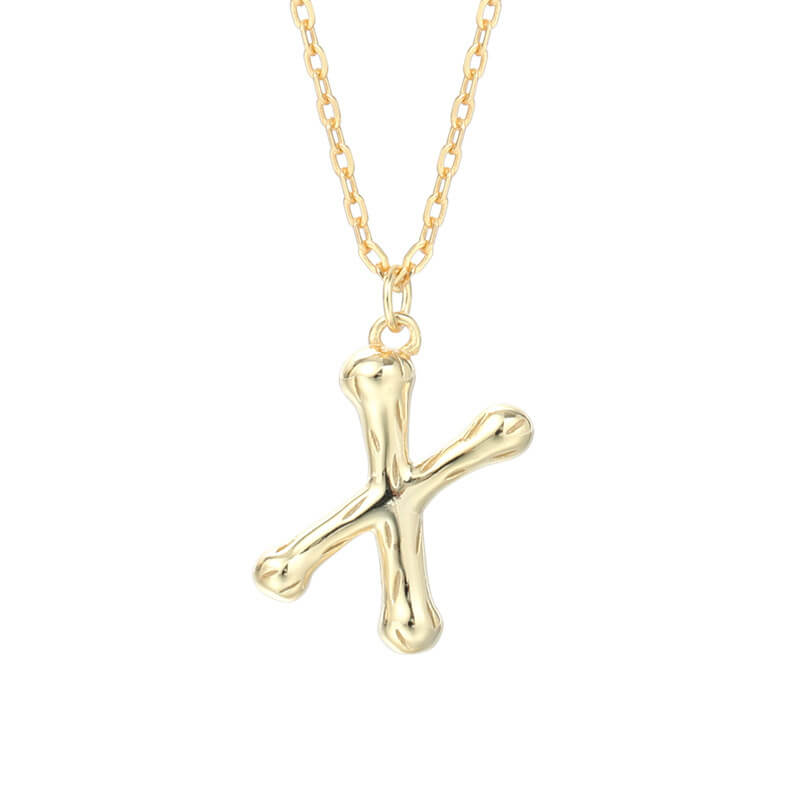 X Initial Alphabet Necklace