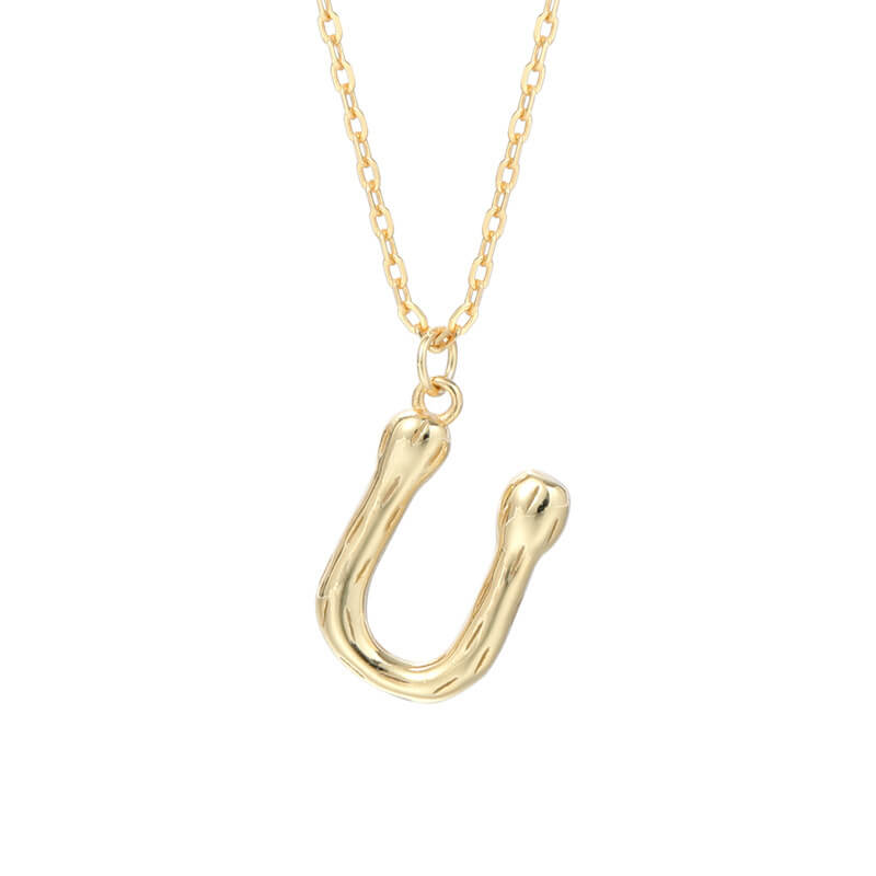 U Initial Alphabet Necklace