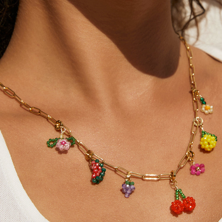 Watermelon Beaded Charm 3