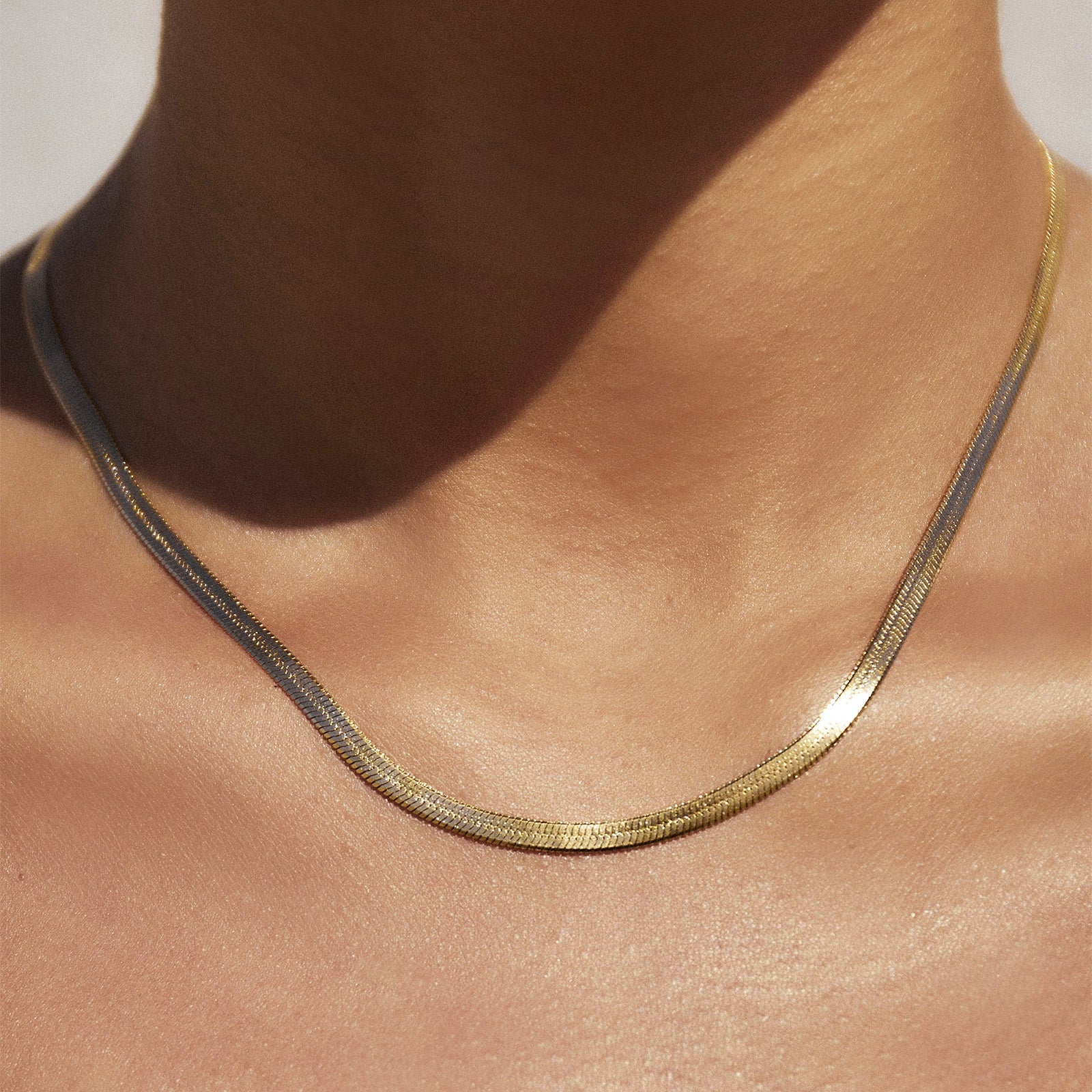 Sylvia Gold Snake Chain Necklace 2