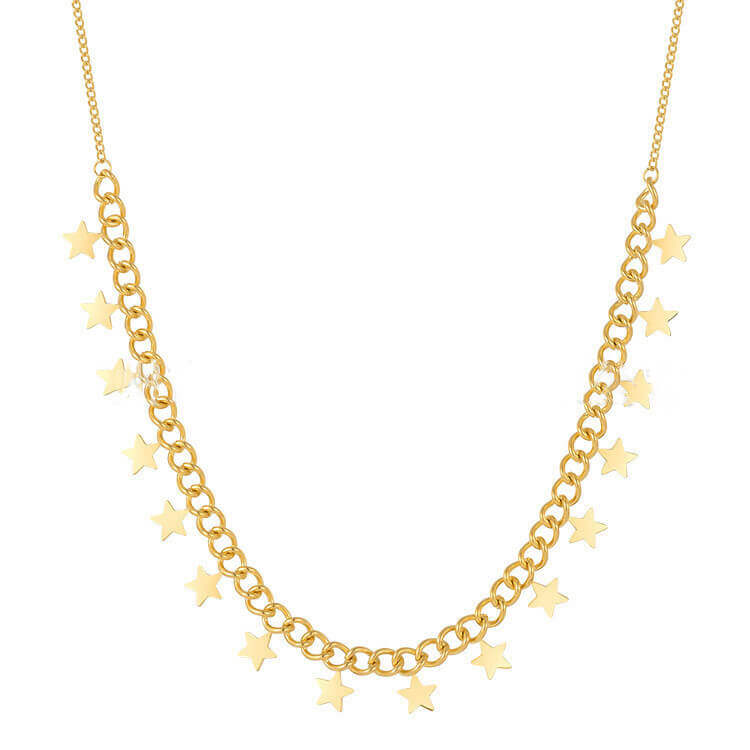 Gold plated Star Charm Necklace