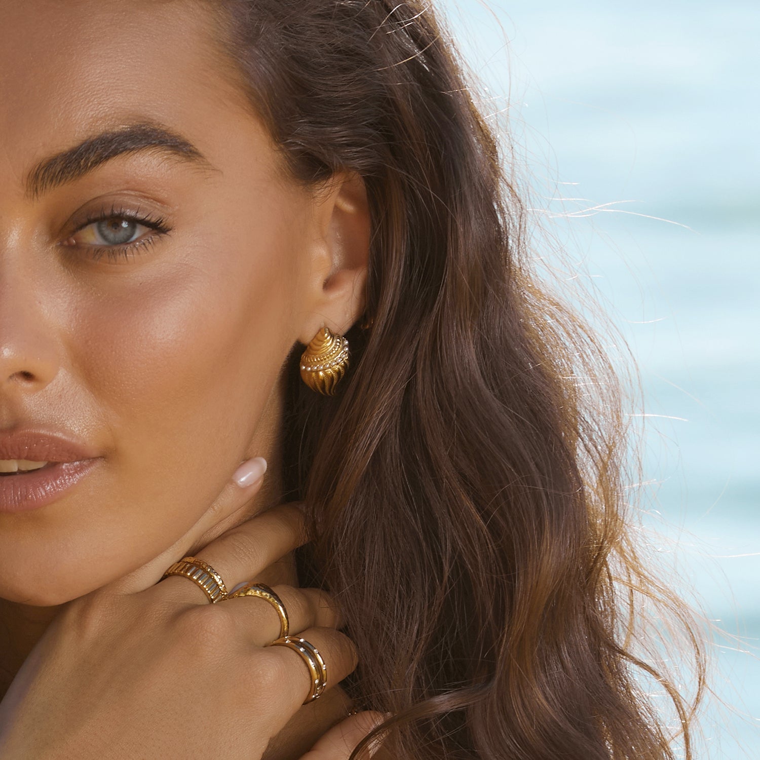 Tully Gold Earrings 2