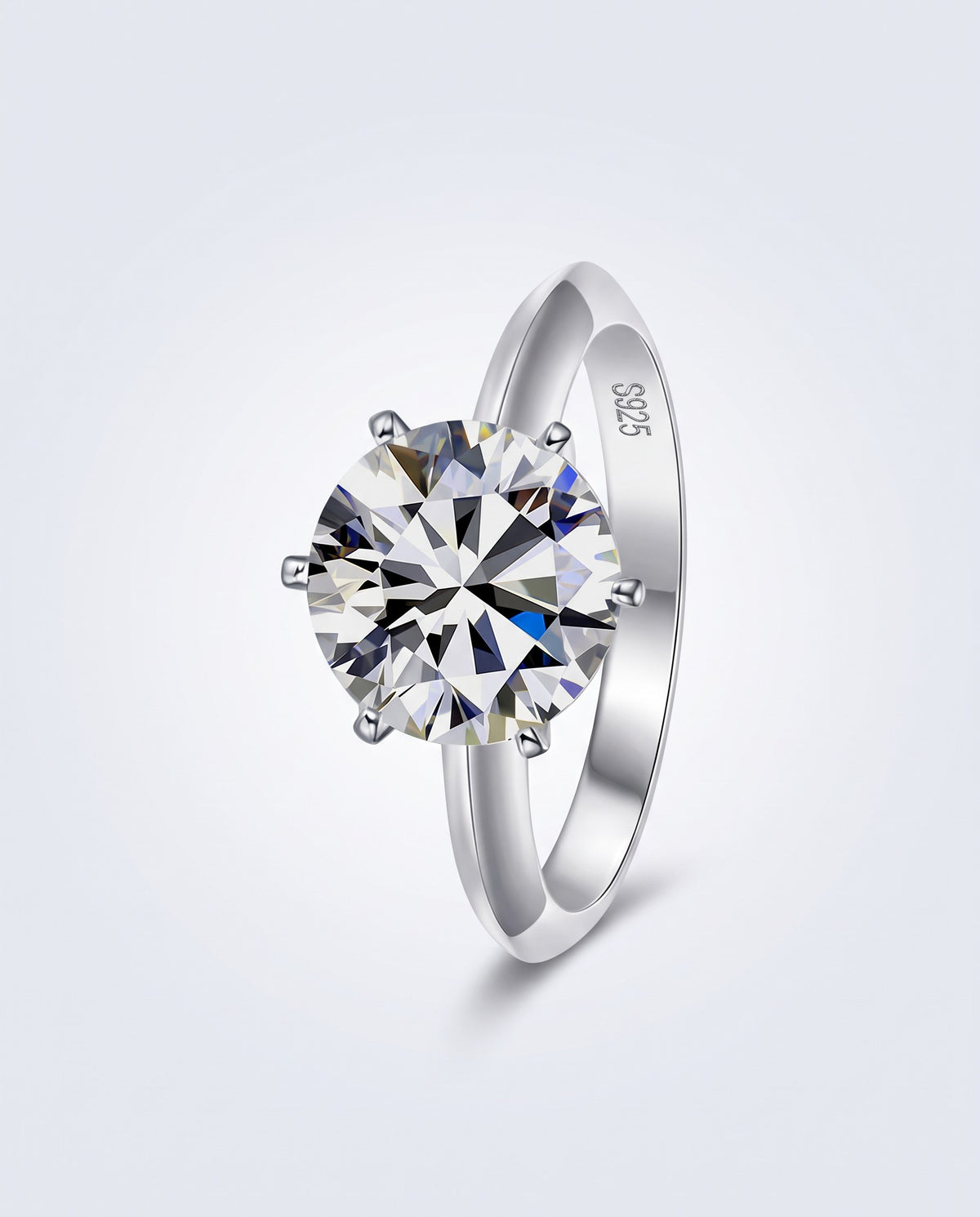 Beacon Moissanite Solitaire Ring - packshot