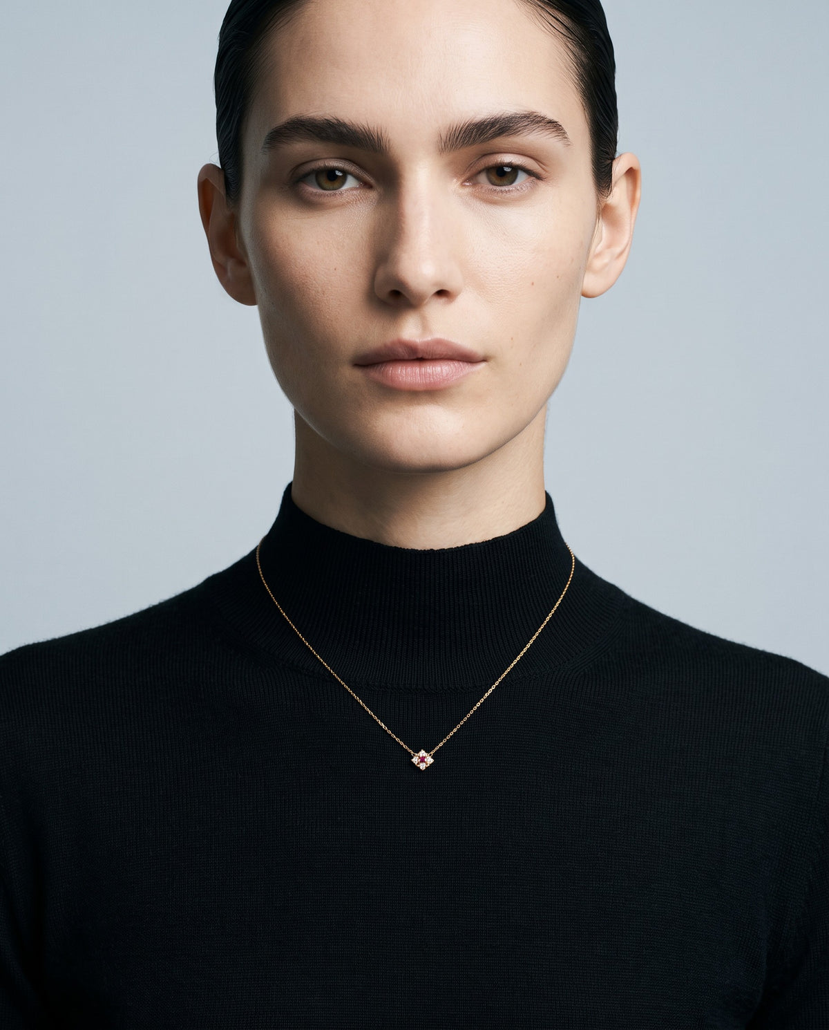 Bloom Flower Pendant Necklace - campaign