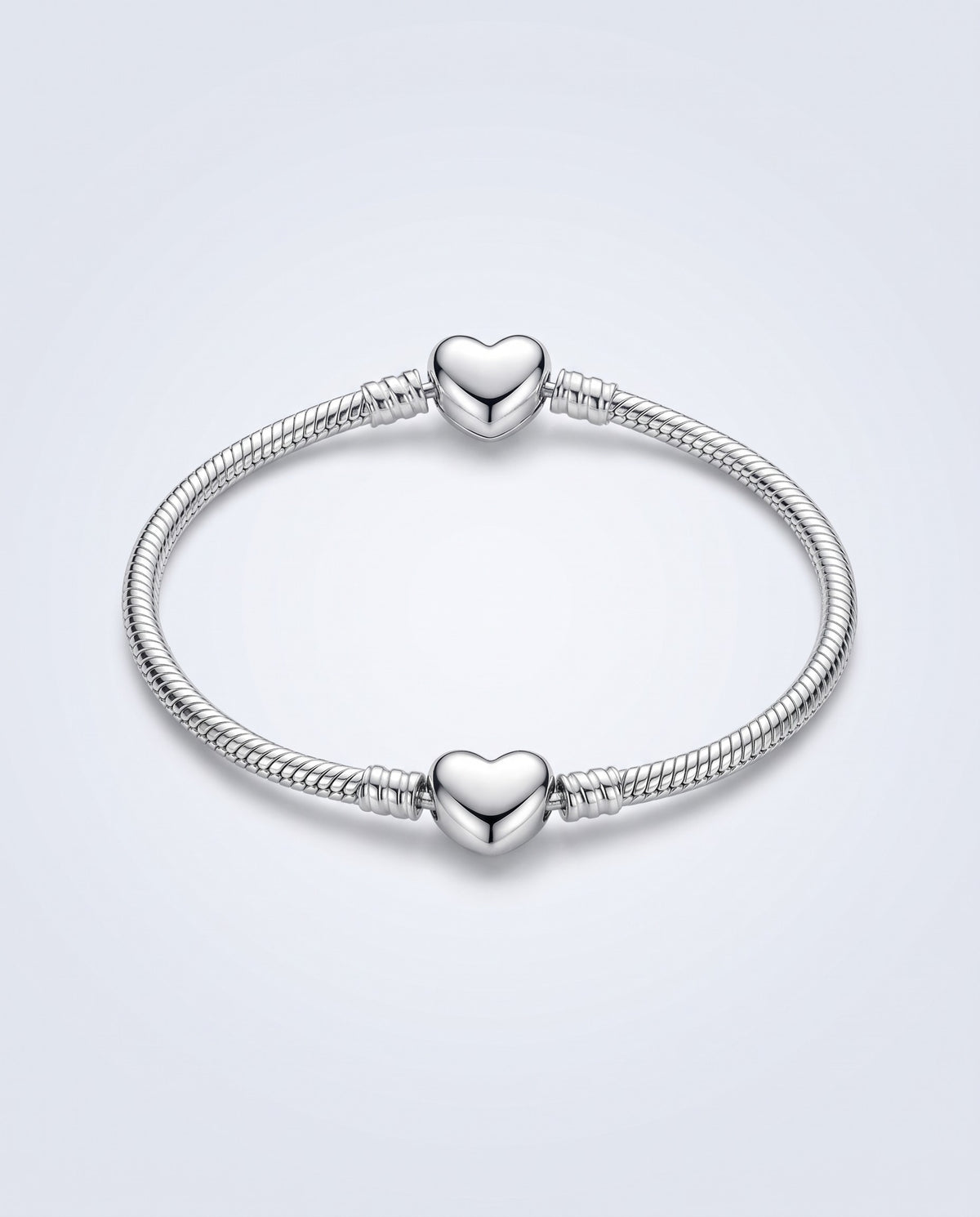 Devotion Heart Clasp Charm Bracelet - packshot