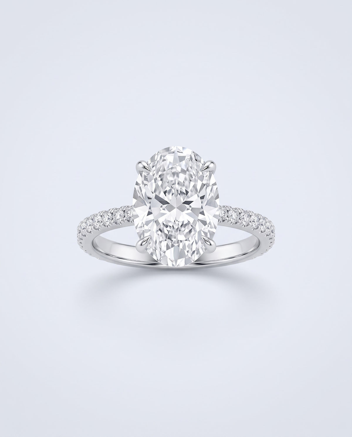 Elan Oval Moissanite Ring - packshot