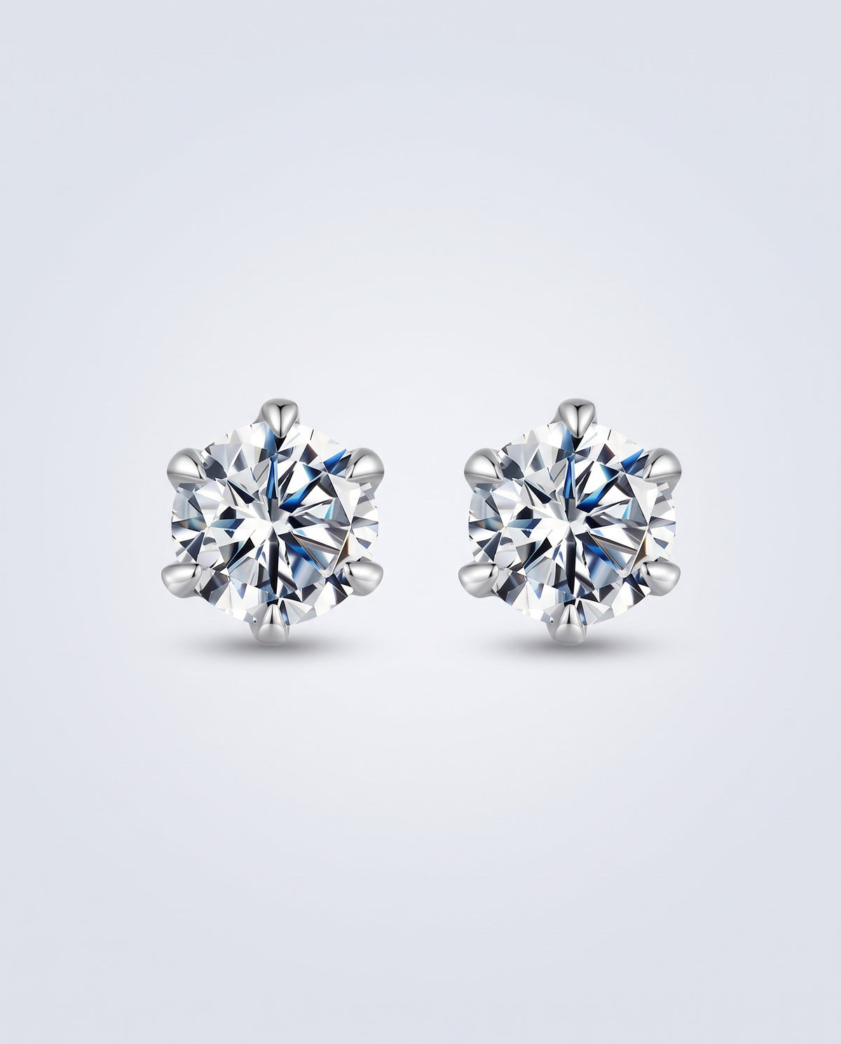 Gleam Moissanite Stud Earrings - packshot