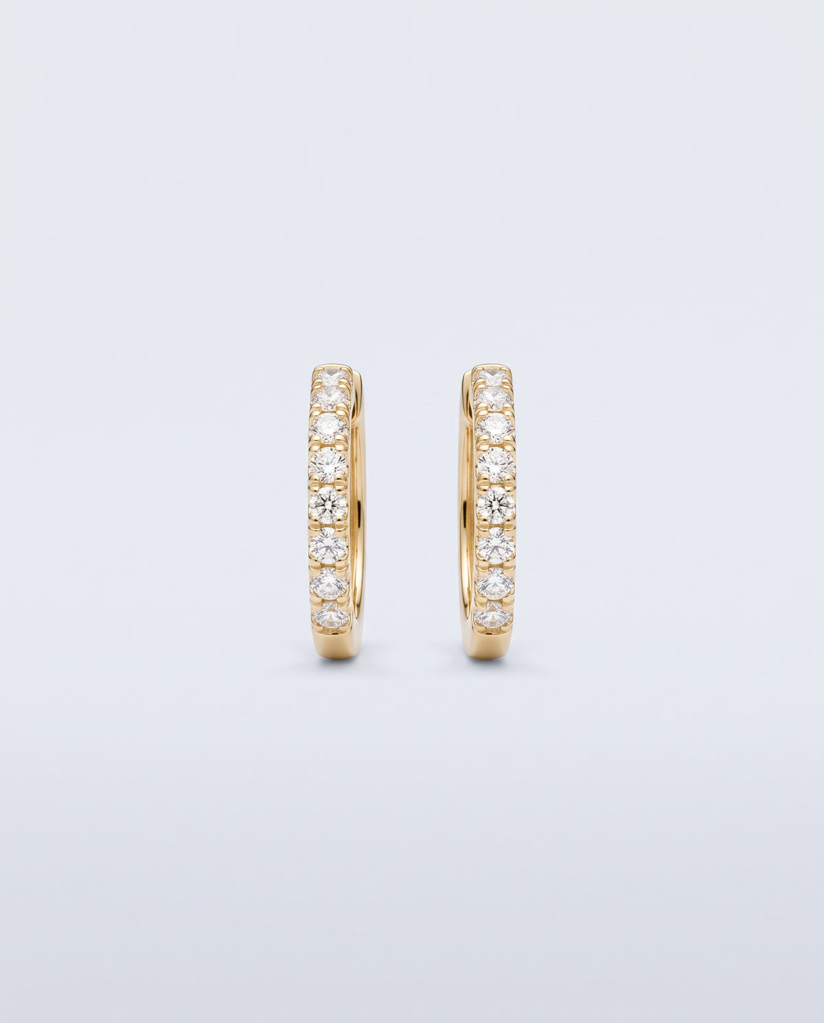 Glint Pavé Huggie Earrings - packshot