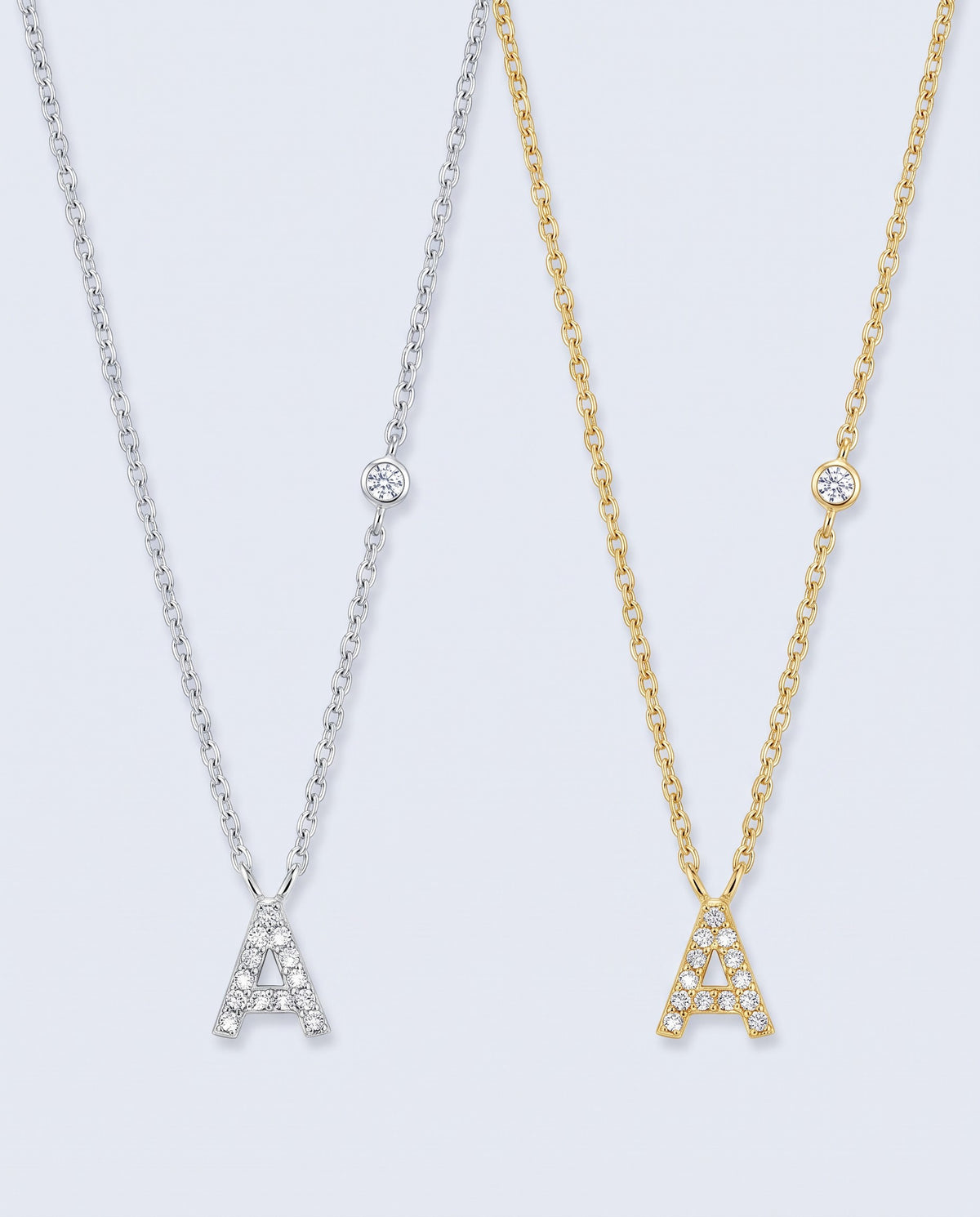 Initial Initial Pendant Necklace - packshot