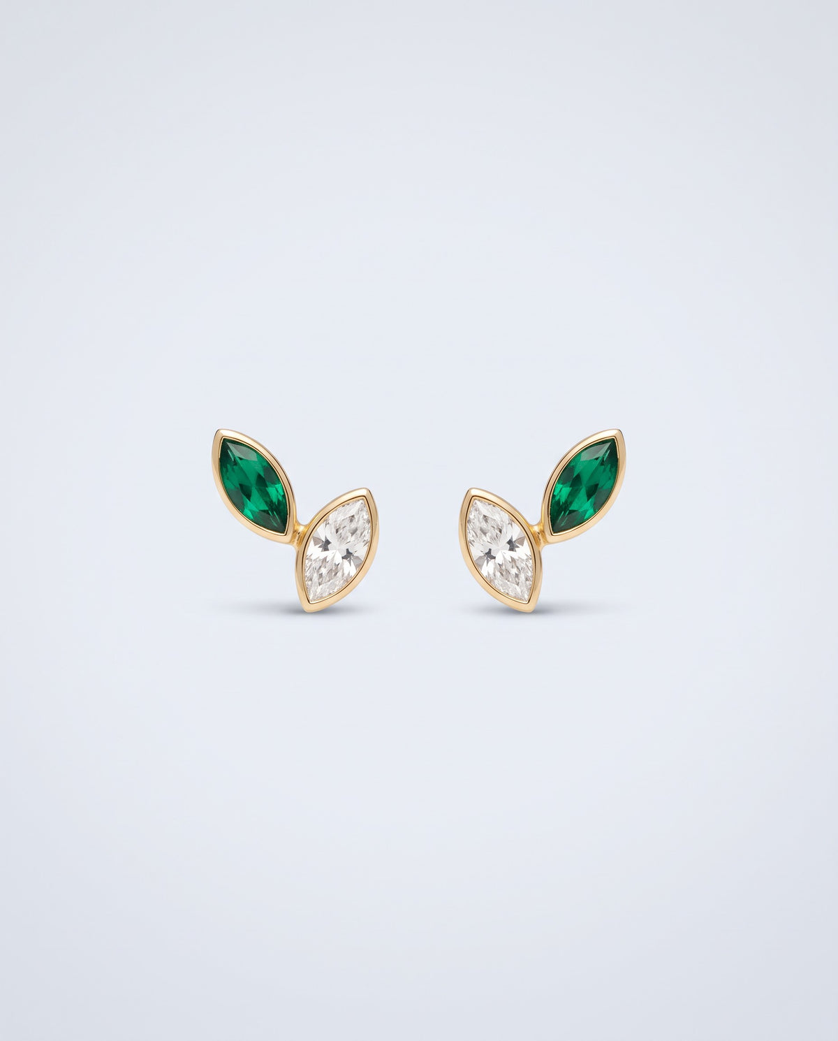 Prism Emerald-Cut Stud Earrings - packshot