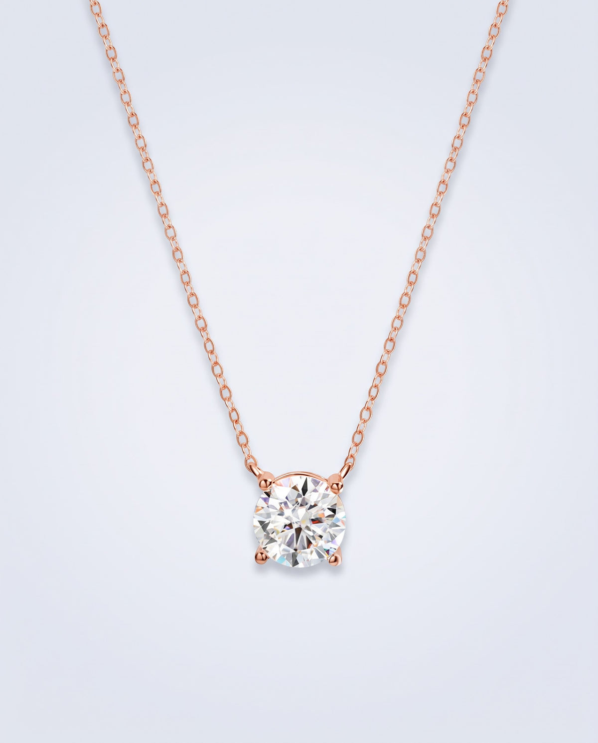 Rosalie Moissanite Pendant Necklace - packshot