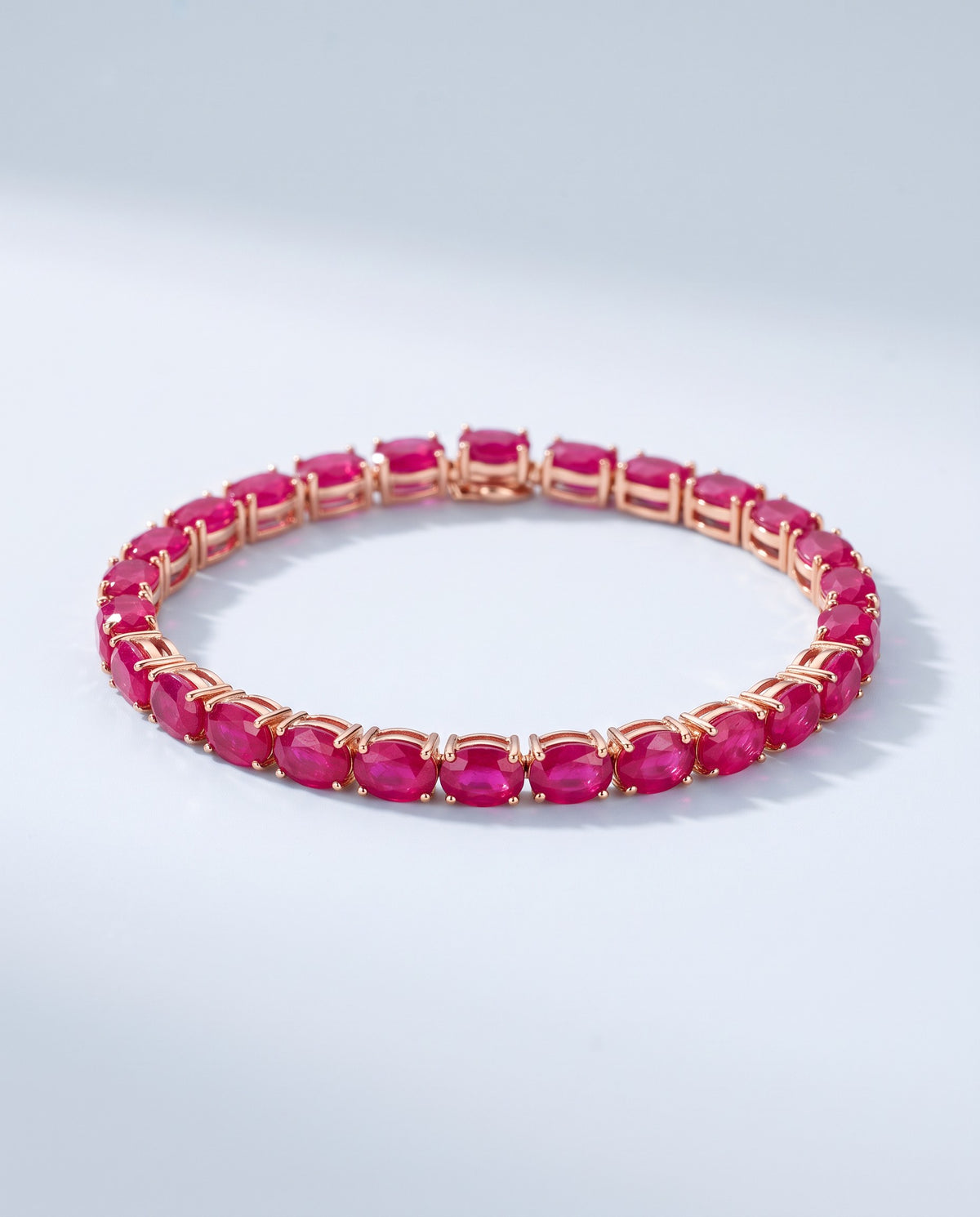 Rubia Red Stone Bracelet - angle