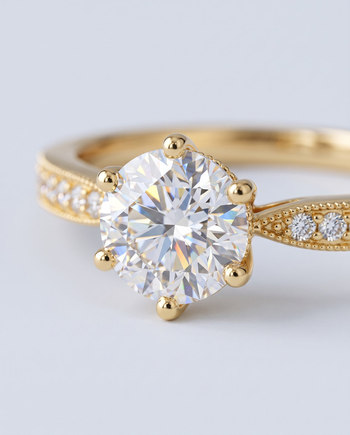 Shimmer Pavé Zircon Ring - detail