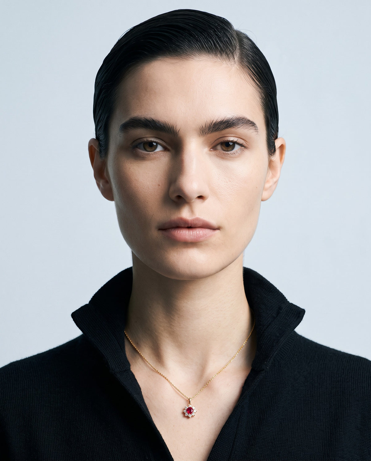 Sol Sun Pendant Necklace - campaign