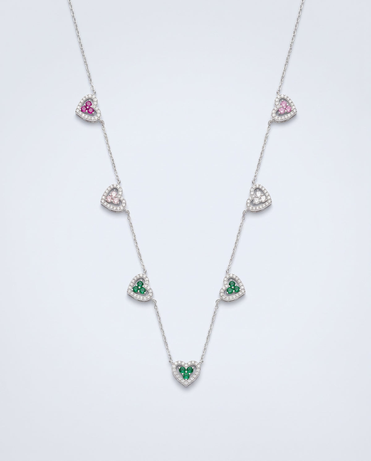 Sweetheart Five Heart Necklace - packshot