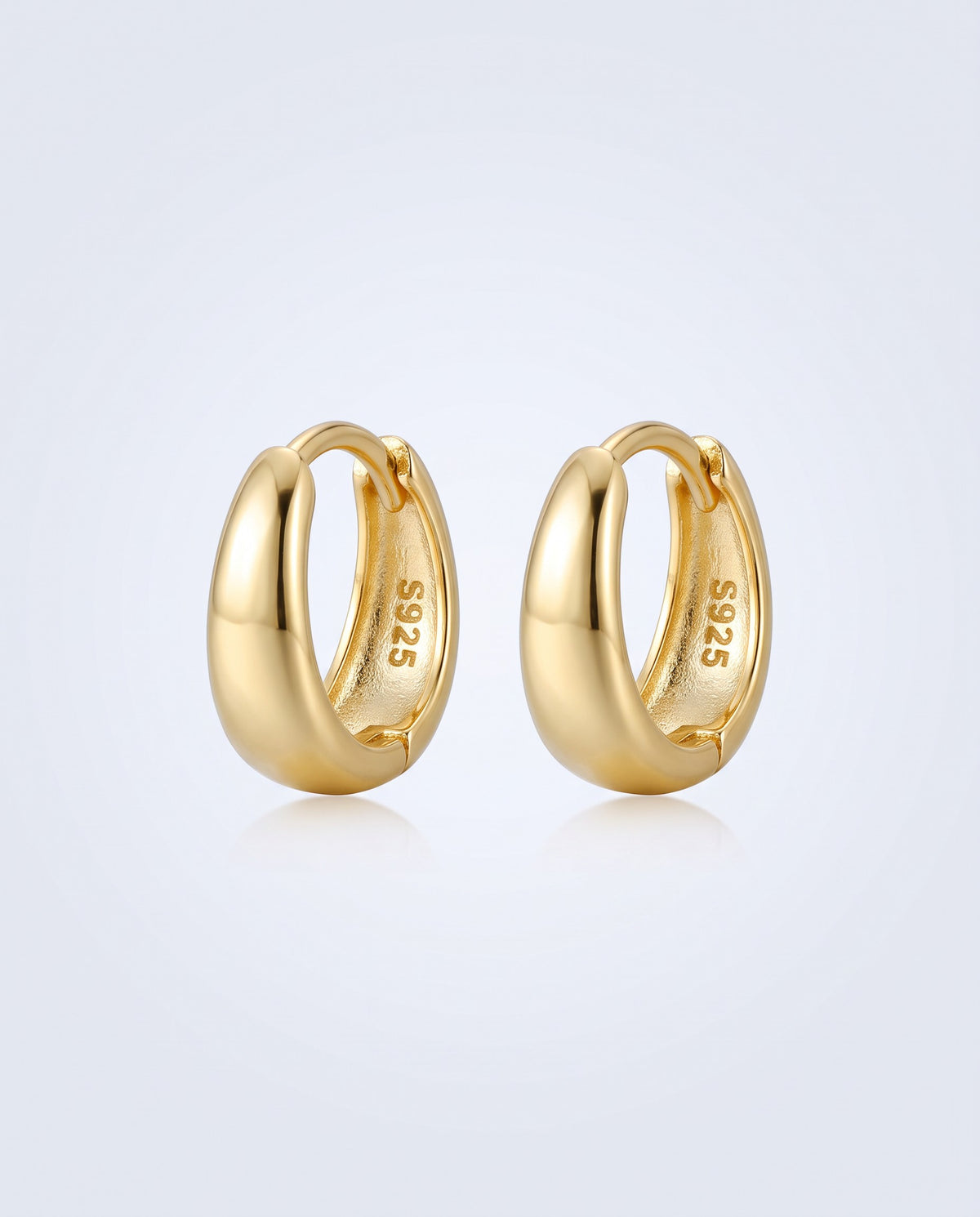 Vault Wide Hoop Earrings - packshot