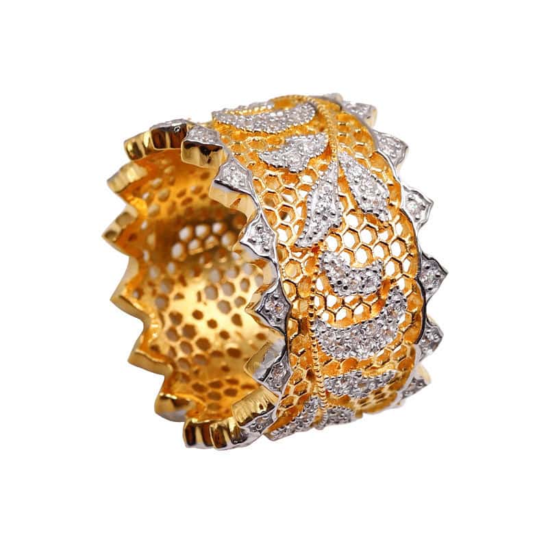 Vintage Gold Filigree Ring