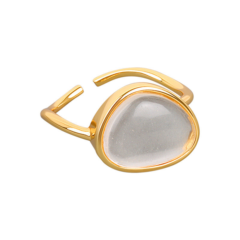 Wild Moonstone Silver Ring